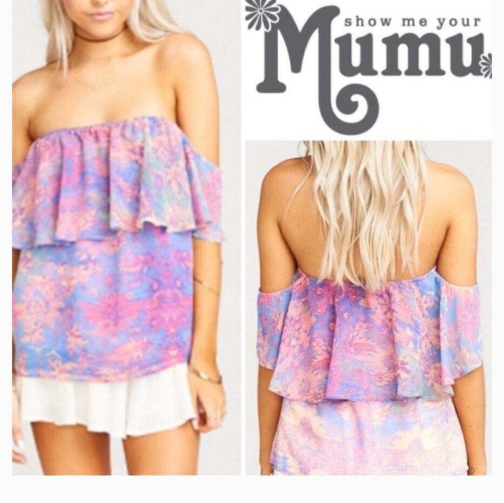 Show Me Your Mumu Chiquita Malibu Top  Size X-Small - Picture 2 of 7